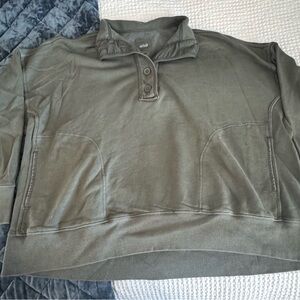 Aerie Henley Sweatshirt